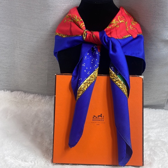 Hermes Other - ‼️‼️‼️SOLD‼️‼️‼️Hermes scarf vintage souvenirs de Paris byHilton McConnico